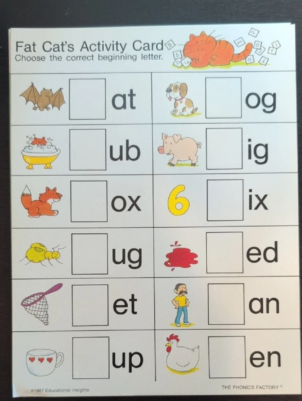 Vintage The Phonics Factory Read-Along Kit - Multi